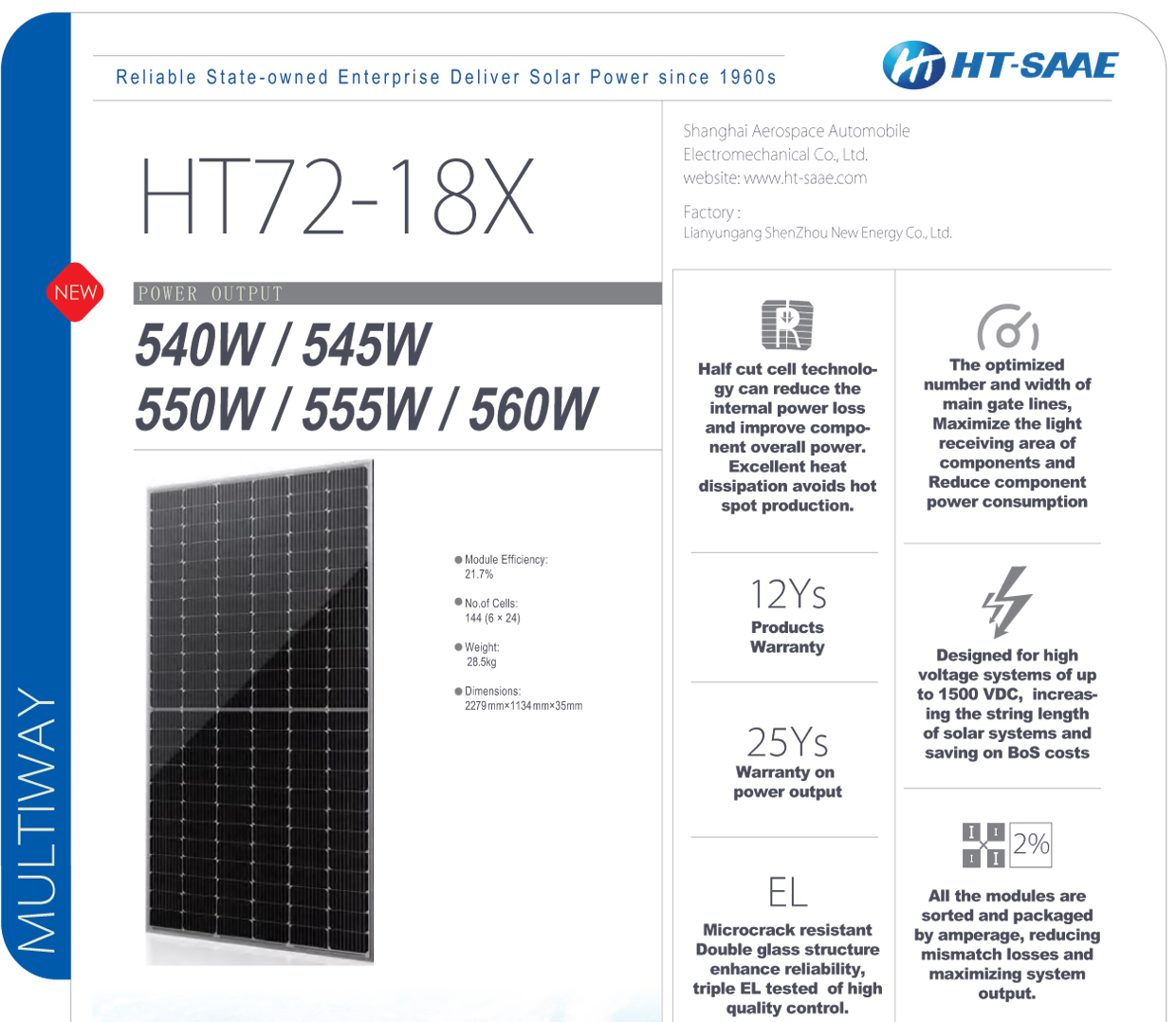 Mutoway 540 560W H