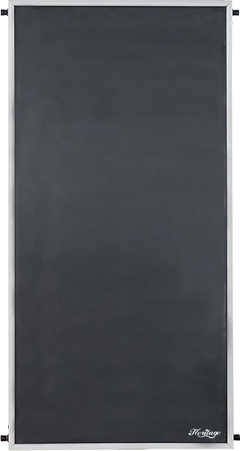 Black Thermosyphon Absorber Solid Flat Plate Collector Solar